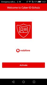 Vodafone Cyber-ID-Schutz poster