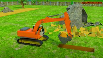 Digging: Excavator Simulator Affiche