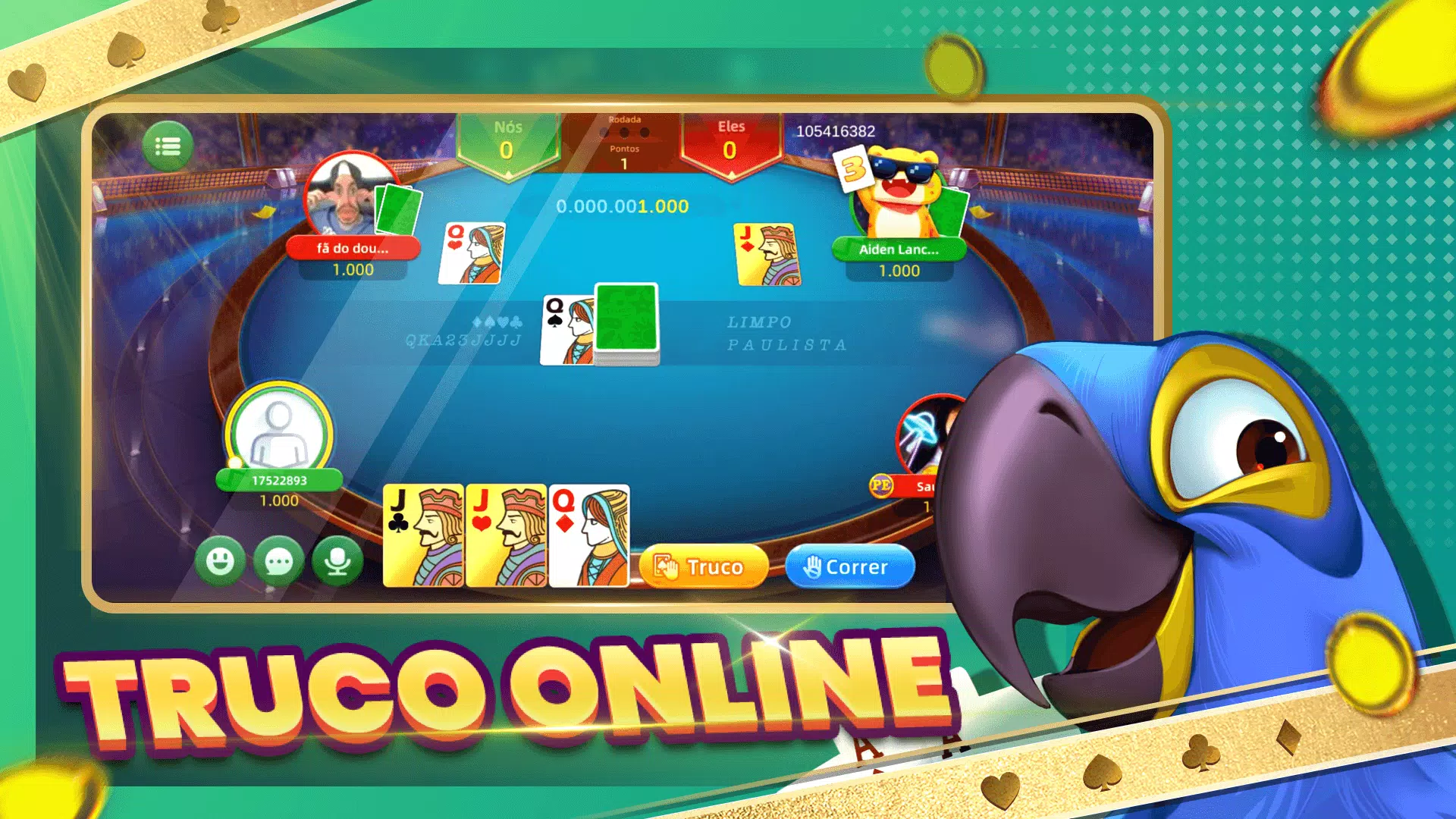 Download Truco Brasil - Truco online MOD APK v2.9.51 for Android