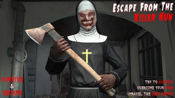 Scary Granny Nun - Evil Horror House Escape Games الملصق