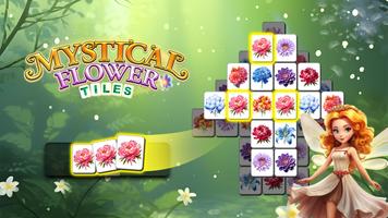 Mystical Flower Tiles Affiche