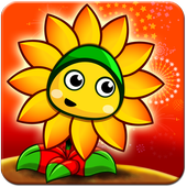 Flower Zombie War icon