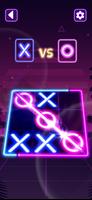Tic Tac Toe Glow Online Game Ekran Görüntüsü 1