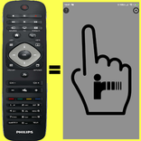 Mando a distanci IR Philips TV