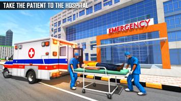 Ambulance Driver City Rescue Helicopter Simulator 스크린샷 1
