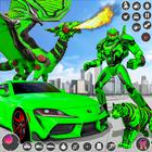 龙机器人 - 警车游戏 图标