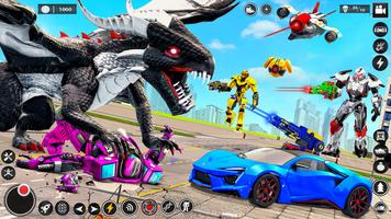 Poster robot drago - gioco di auto