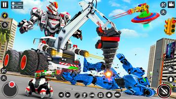 Dragon Robot Car Transform 3D captura de pantalla 2