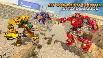 Jet War Robot Shooting : Robot Games capture d'écran 1