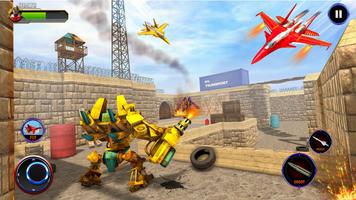 Air Jet Robot Transform Robot Shooting Games syot layar 3