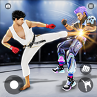 ikon kung fu karate arcade pejuang