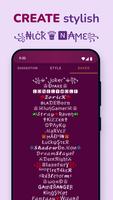 Nickname Maker: Name Generator تصوير الشاشة 2