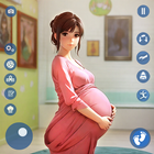 Anime zwanger mama simulator-icoon