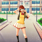 Anime Highschool Girl Life Sim ไอคอน