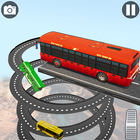 Jeu de bus cascade 3d icône