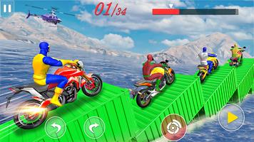 mega ramp stunt moto-spellen screenshot 1