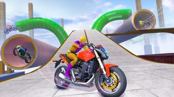 モトレーシングスタントバイクゲーム スクリーンショット 2