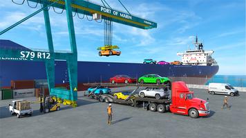Autotransporter-Spiele Plakat