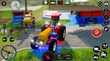 Russian Tractor Driving Games постер