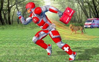 Doctor Robot Speed Hero: Animals Rescue Plakat