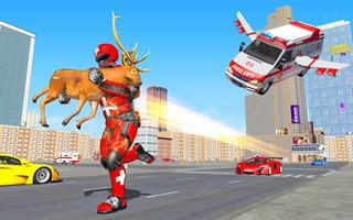 Doctor Robot Speed Hero: Animals Rescue Ekran Görüntüsü 2