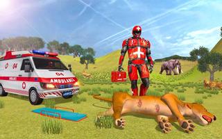 Doctor Robot Speed Hero: Animals Rescue capture d'écran 3