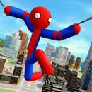 Stickman Spider Crime City Rope Hero APK