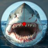 juego de caza de tiburones icono