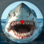 Angry White Shark Hunting Game icon