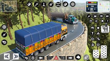 vrachtwagen rijden spel-poster