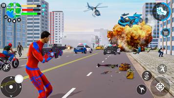 Flying Spider Superhero Game captura de pantalla 2