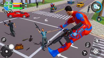 Flying Spider Superhero Game captura de pantalla 3