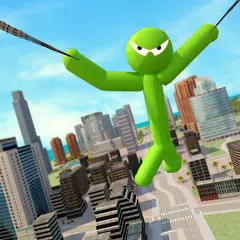 Green Hero Stickman Criminal M