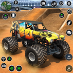carro de corrida monster truck icon