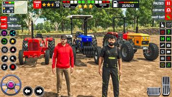 Indian Farming Tractor Games poster