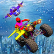 Underwater Flying ATV Quad Bike Shooting