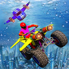 Underwater Flying ATV Quad Bike Shooting أيقونة