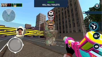Toilet Shooter FPS: Mafia City ภาพหน้าจอ 1