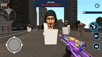 Toilet Shooter FPS: Mafia City ภาพหน้าจอ 2