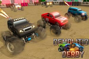 Demolition Derby-Monster Truck الملصق