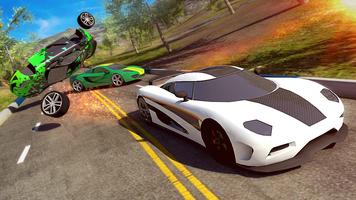 Extreme Speed Super Car Racing Poster