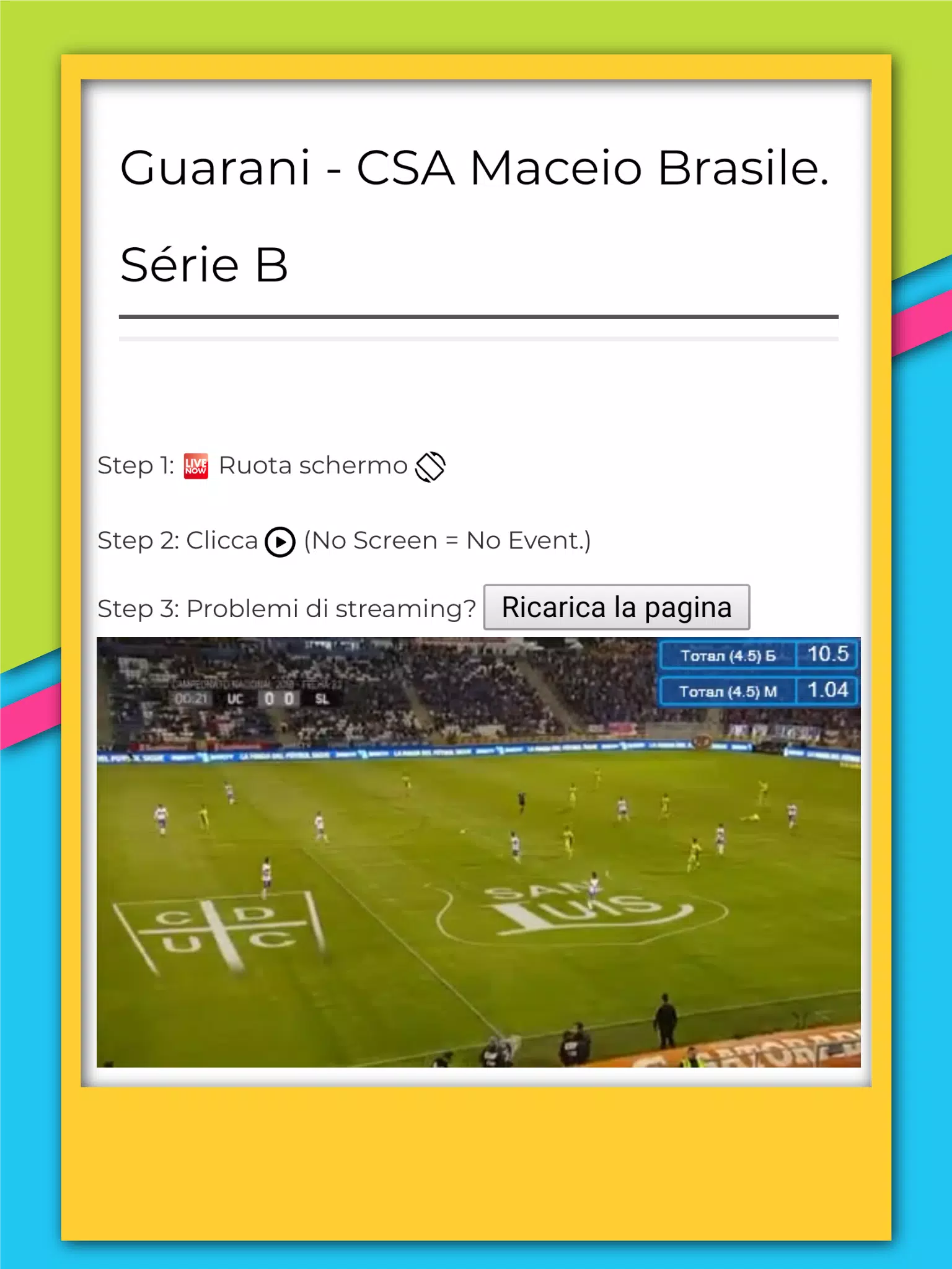 Sport Italia TV: Diretta Calcio e Sport Live APK for Android Download