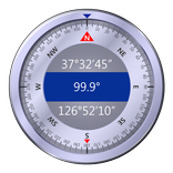 الأزرق المعادن البوصلة
