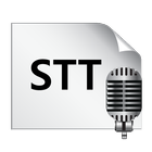 간단한 STT (음성 텍스트로) 아이콘