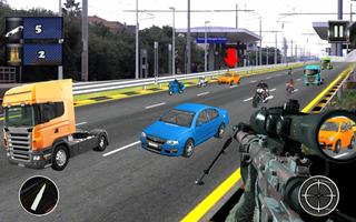 Highway Traffic Shooting ภาพหน้าจอ 1