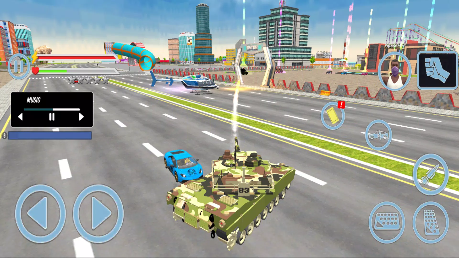 City Gangster Crime Car Games