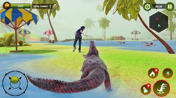 Hungry Animal Crocodile Games screenshot 2