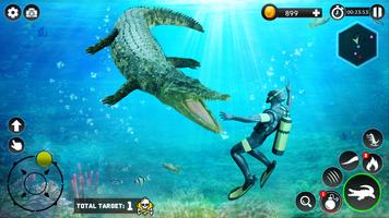 Hungry Animal Crocodile Games screenshot 3