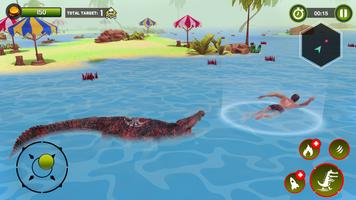 Hungry Animal Crocodile Games screenshot 3