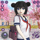 Jeux de filles l'école Sakura icône